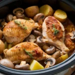 Chicken Mushroom Potatoes Crock Pot Recipe